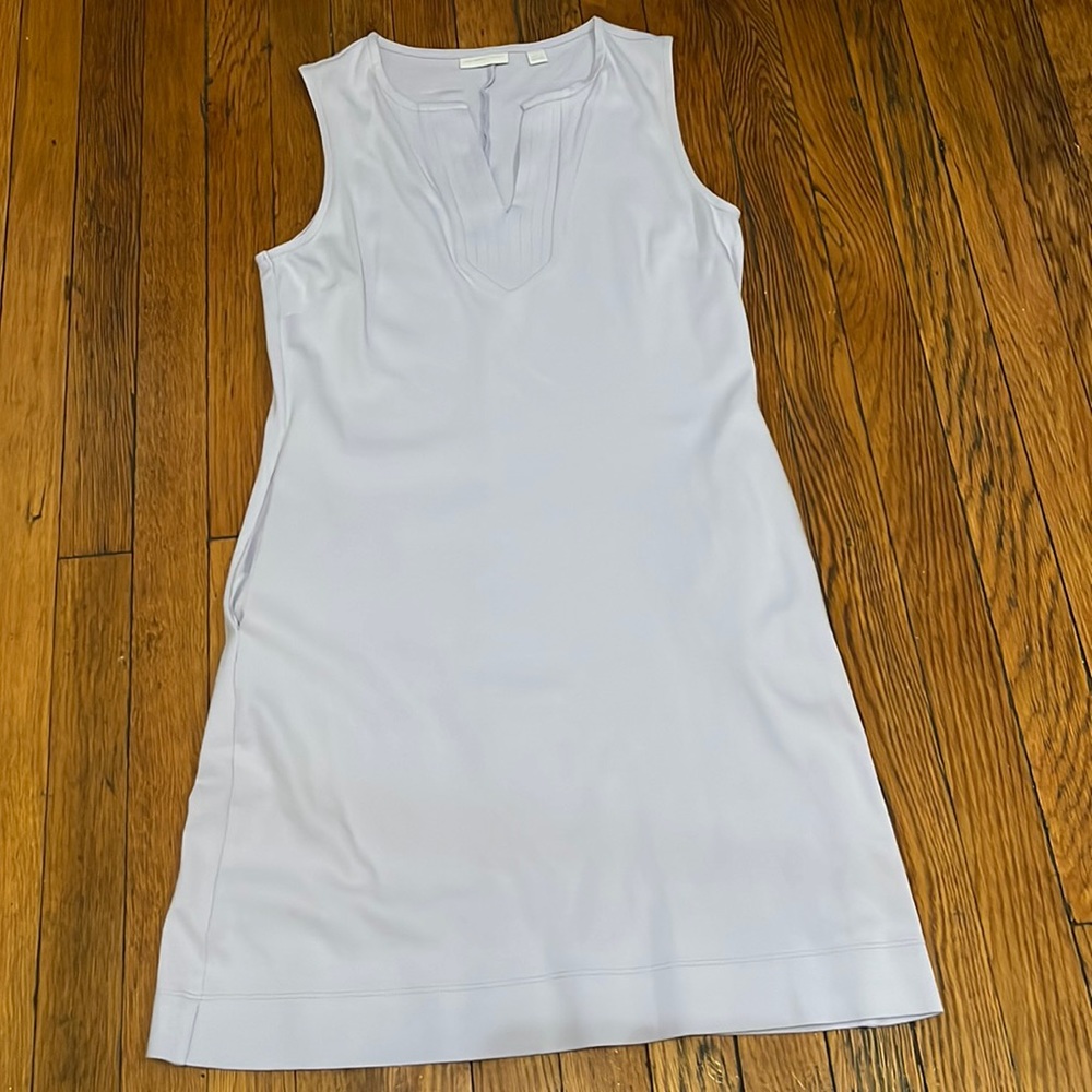 Dress knee length light lavender colored
